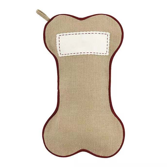 Personalised Dog Bone Christmas Stocking - PRE-ORDER