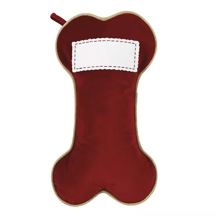 Personalised Dog Bone Christmas Stocking - PRE-ORDER