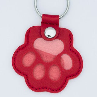 š¾ Memorial Fur Keepsake ā Personalised Leatherette Pouch Keyring