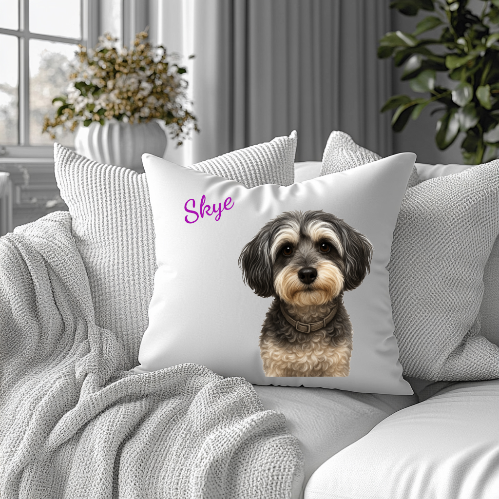 Personalised Photo-Realistic Pet Cushion Cover