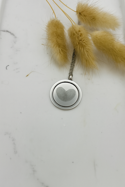 Personalised Rotating Necklace – Couples & Wedding Keepsake