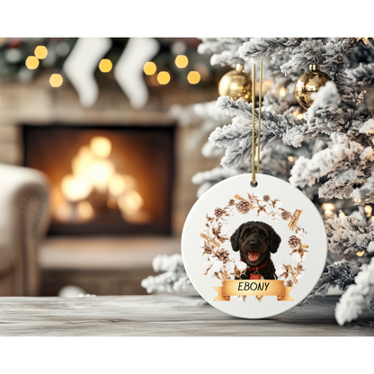 Personalised Photo enhanced ceramic pet ornament