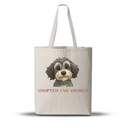 Personalised Pencil Sketch Pet Tote Bag