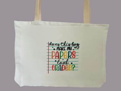 Personalised Linen Tote Bag – Mini or Large