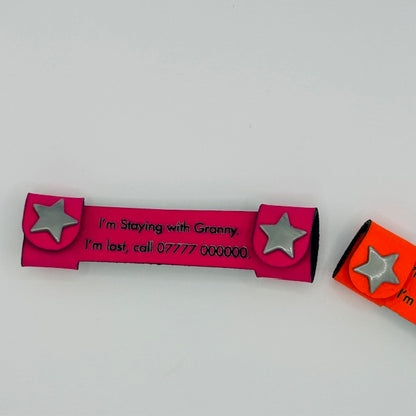 🐾 “Staying With” Laser-Engraved Pet Tag – Temporary ID for Holidays &amp; Pet Sitting