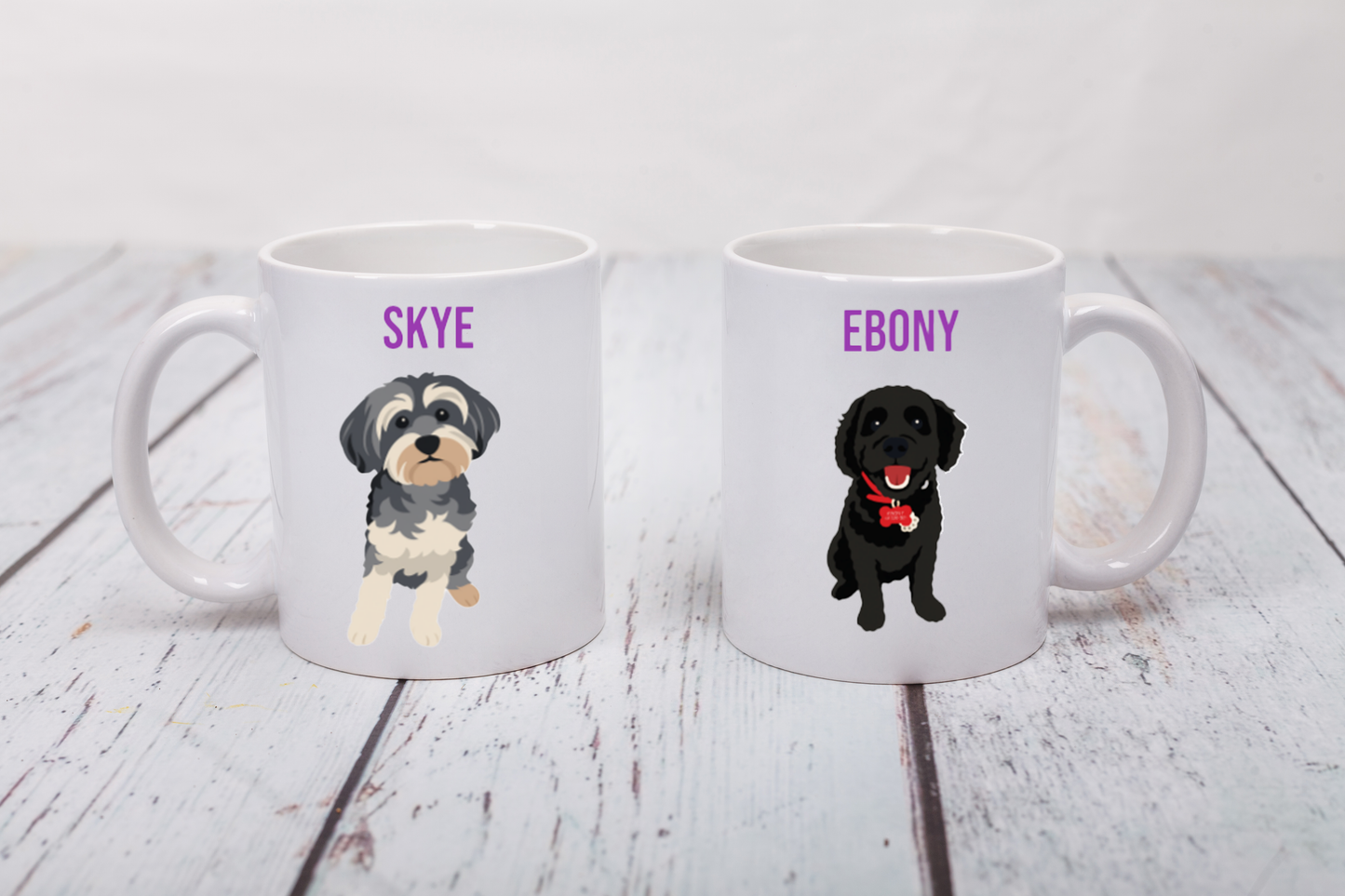 Personalised Vector Pet Illustration Mug