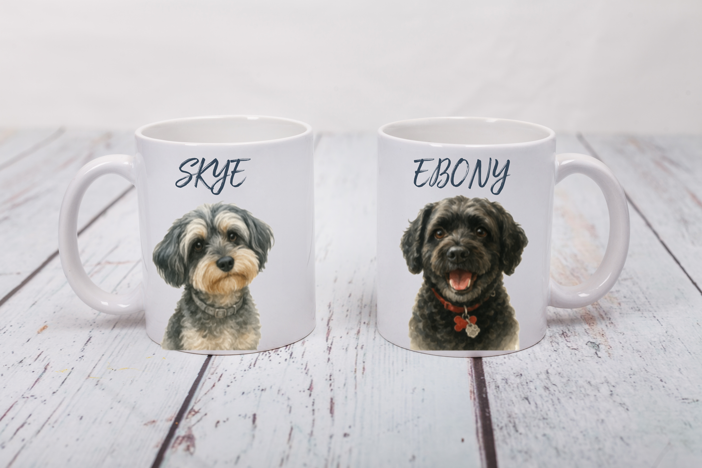 Personalised Watercolour Pet Illustration Mug
