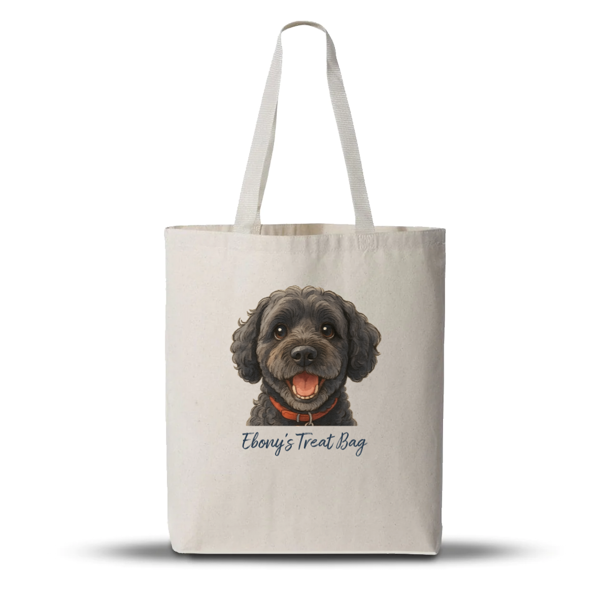 Personalised Watercolour Pet Illustration Tote Bag