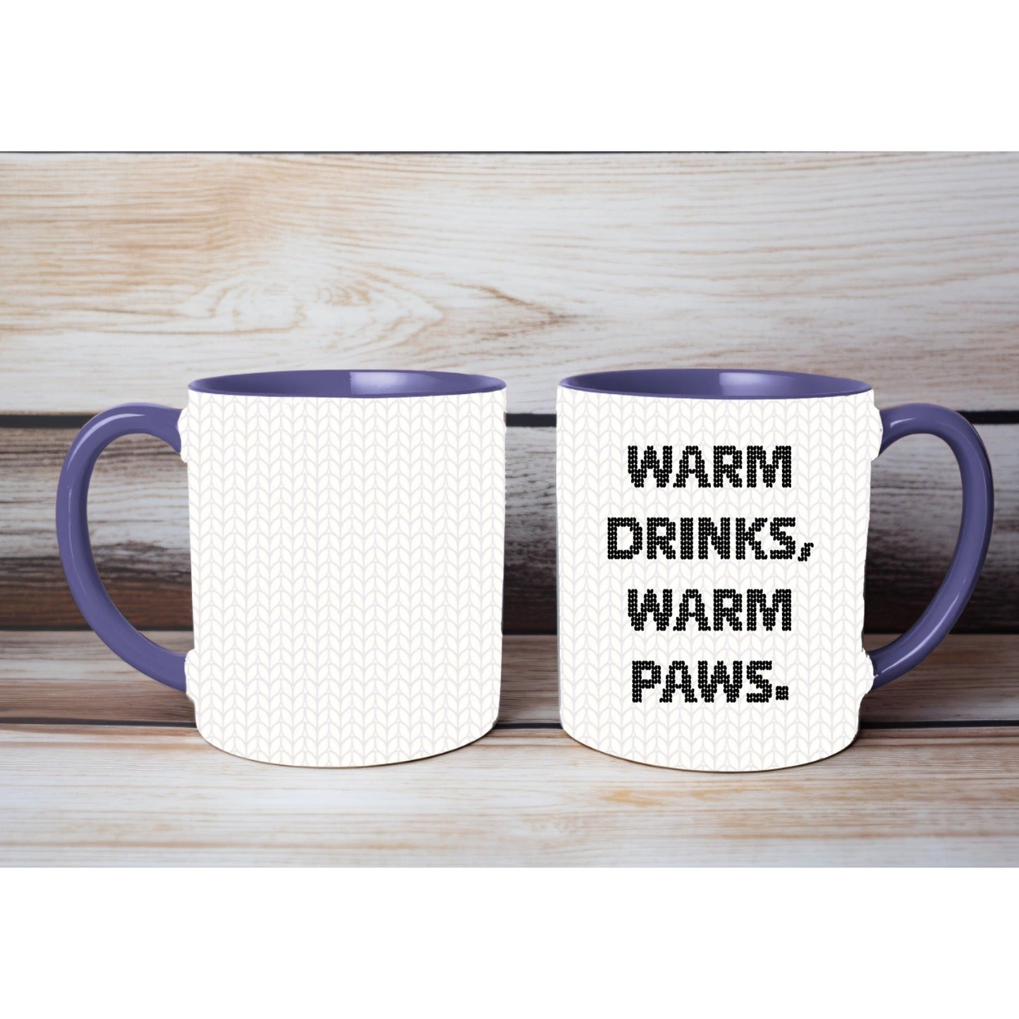 Personalised Knitted Style Pet Mug – 10oz